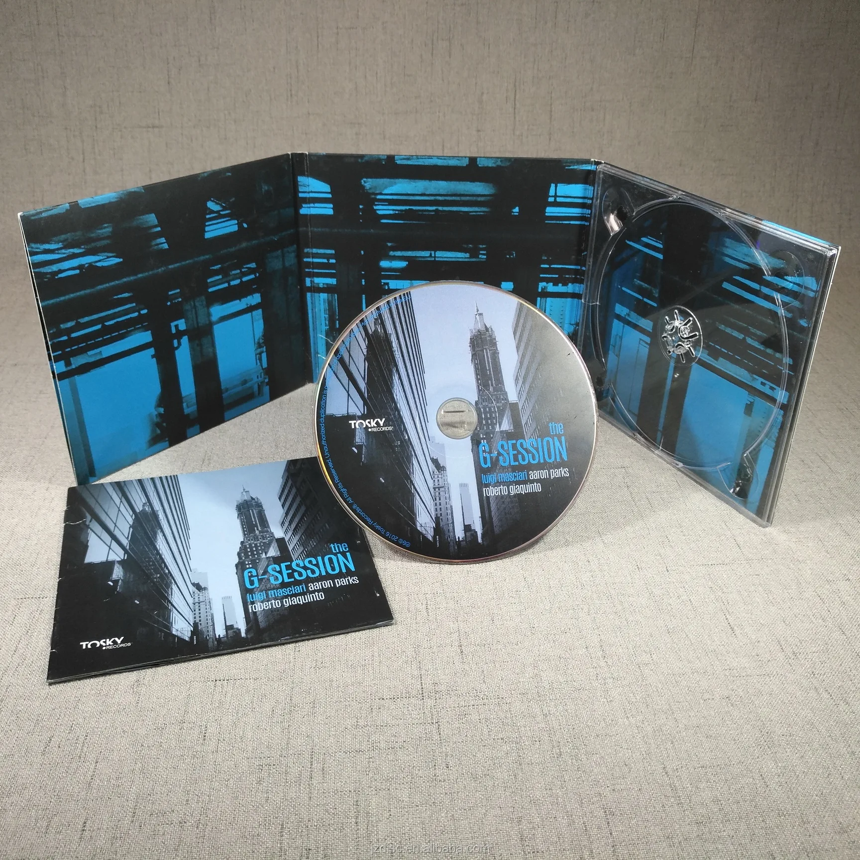 Упаковка для репликации аудио CD дисков музыкальных записей в digipak