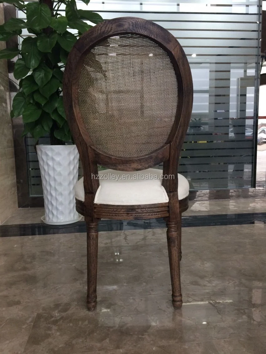 Fashion and elegant design solid wood restaurant vintage dining chair