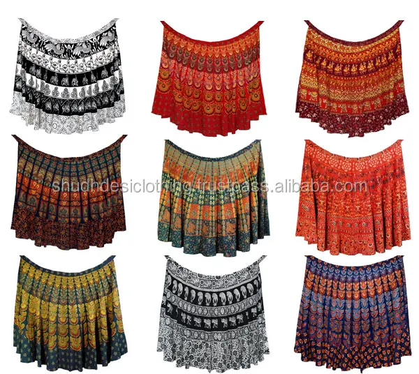 Buy Wholesale Lott of Cotton Wrap Skirt Export Quality At Low Prices