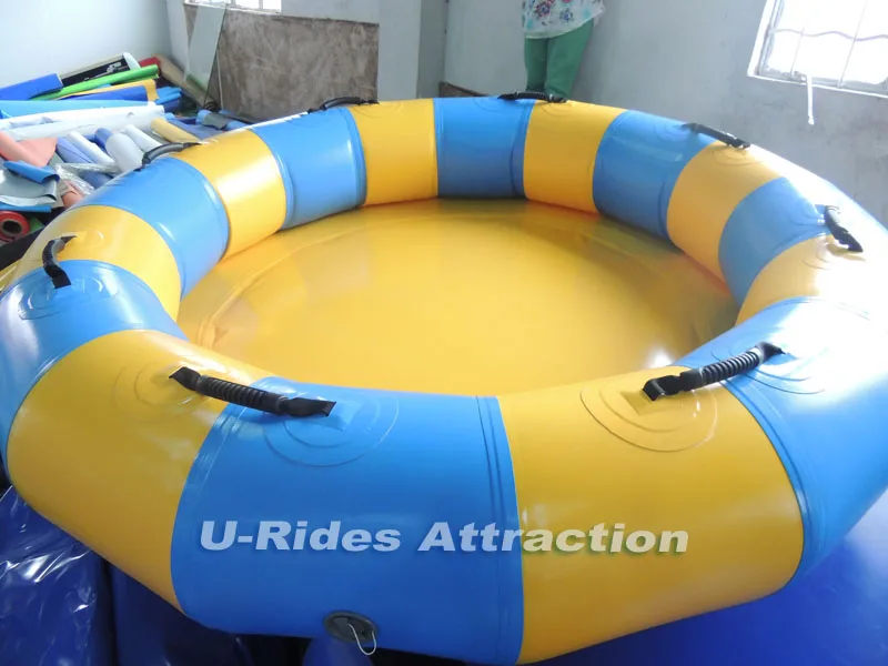 water game custom packraft swim water river raft 2m raft with rubber handle For commercial use water slide inflatable raft slide