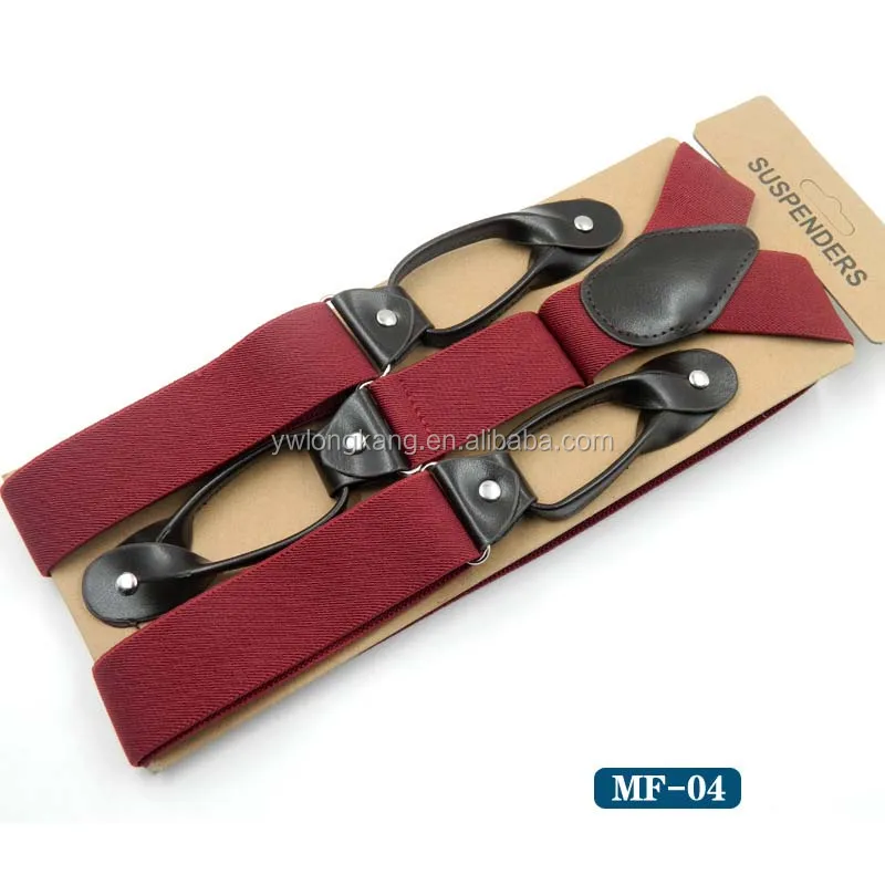 2017 высококачественные мужские подтяжки с 6 кнопками на каждый день, подтяжки для взрослых