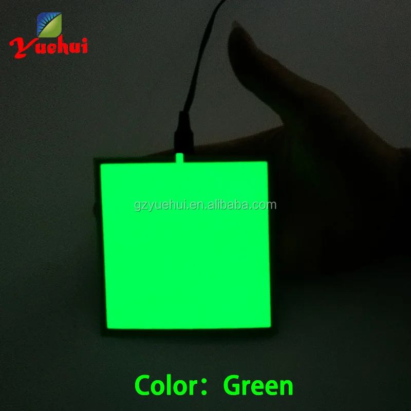 EL Advertisement Panel OEM Custom Size Electroluminescent Sheet with Sound Active Inverter Light Up Panel for Home Decoration