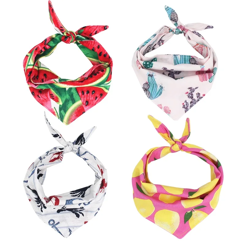 
Wholesale Personalized Cotton pet Dog Bandana 