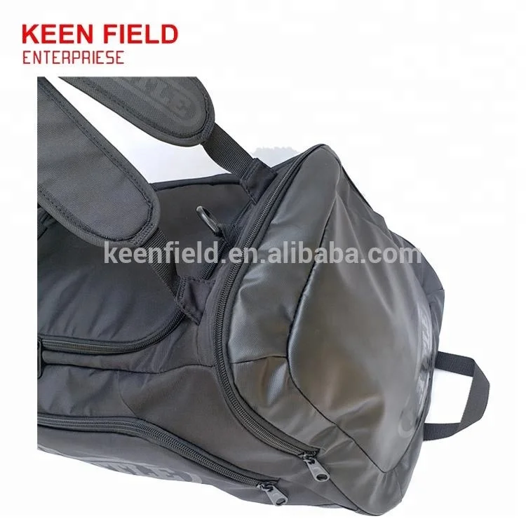 Eco-Friendly Materials Men Sports Bag With Shoes Compartment 3 Ways Carry