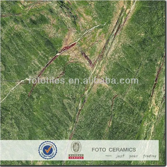 Superior polished porcelain emerald green flooring tile