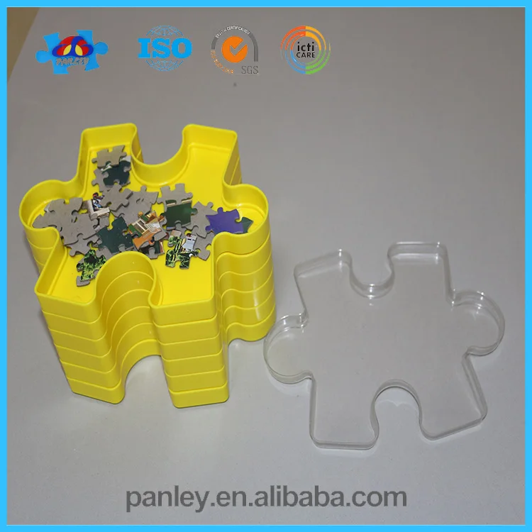 
Wholesale 2017 plastic serving storage amenity tray for puzzle 