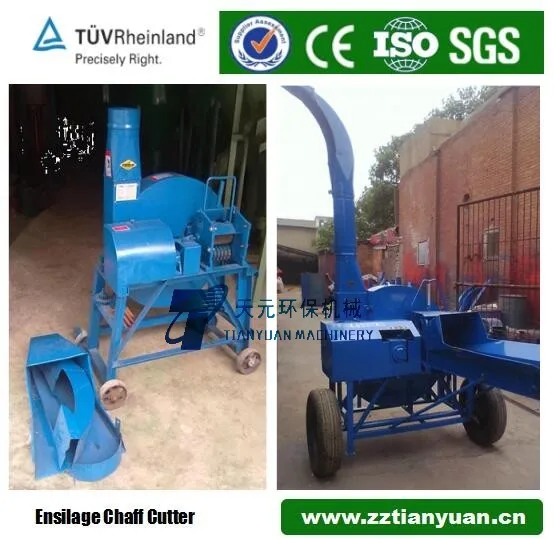 corn silage stalk shredder and silage chaff cutter