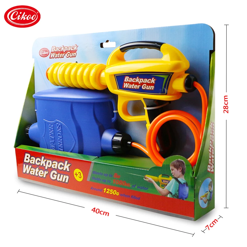 New Version ABS Backpack Water Gun Cartoon Design Custom China Factory Toys