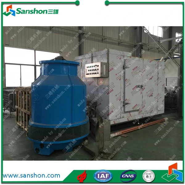 Industrial Quick Freeing Machine  SSD Tunnel Freezer For Food