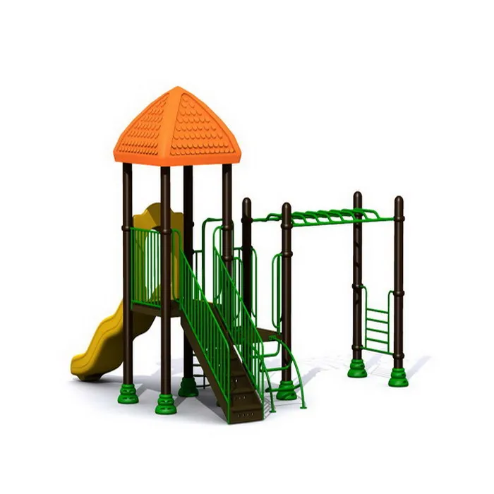 EU standard daycare kids outdoor toy wood outdoor playground slide