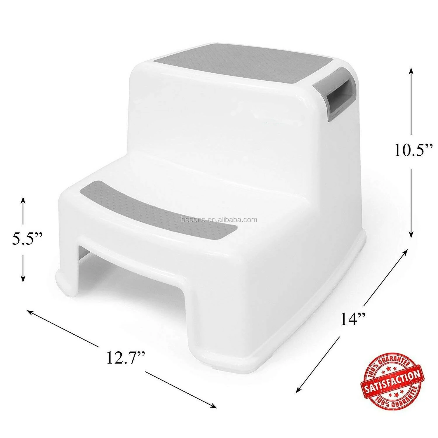 Classic colorful design hot sell in Amazon baby plastic two step toilet stool bathroom furniture plastic kids chair