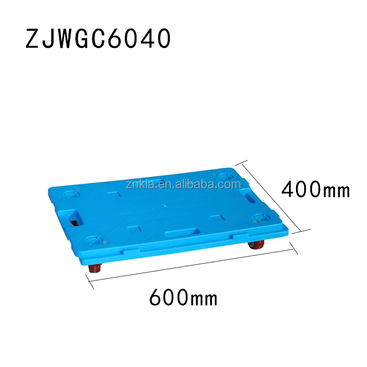 High Quality Moving Pallet Dolly, Plastic Material Dolly