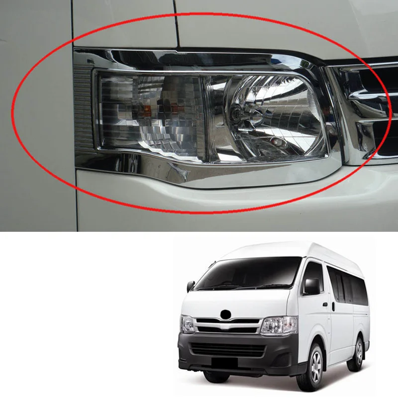  Автозапчасти комплекты кузова автомобиля OEM хромированные наборы подходящие hiace