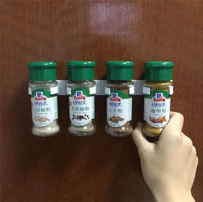 Factory direct sales Exquisite appearance plastic kitchen spice jars rack