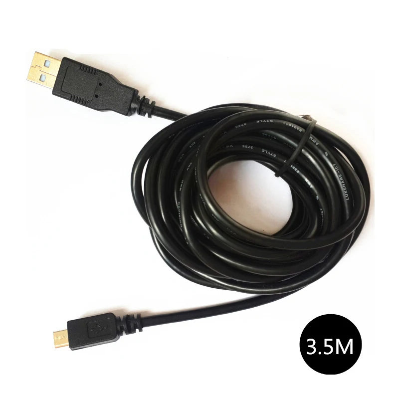 2 In 1 High-Quality 3.5m Long Micro Fast Charging USB Data Cable Charger For Sony PS4  Game Controller