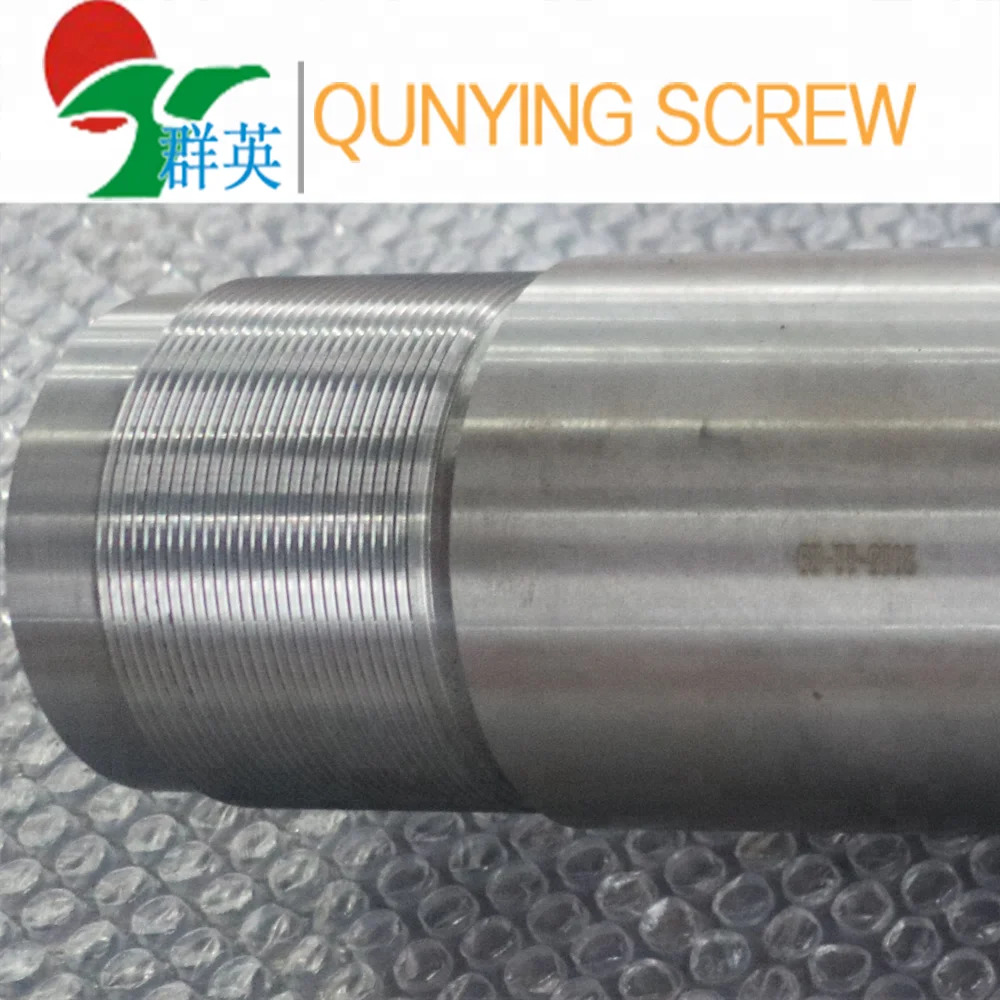 injection screw barrel for injection moulding machine for pvc upvc pe pp