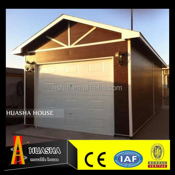 Роскошные низкая стоимость стальной каркас сборные сэндвич-панели гараж