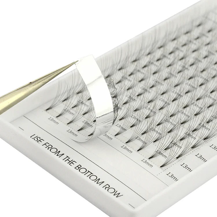 3d 4d 5d 6d heat bonded russian lash extensions premade volume fans eyelash extension