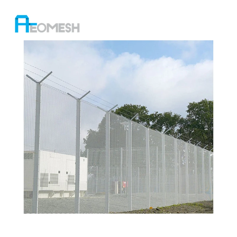AEOMESH Site Protection New Design galvanized wire mesh fence galvanized wire mesh roll wire fencing garden border fence