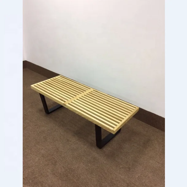 Warehouse  factory furniture long wood bench for living room and outdoor buench