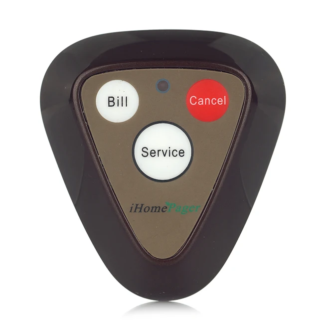 High Quality 5 Colors Waterproof Wireless Restaurant Table Buzzer For Restaurant