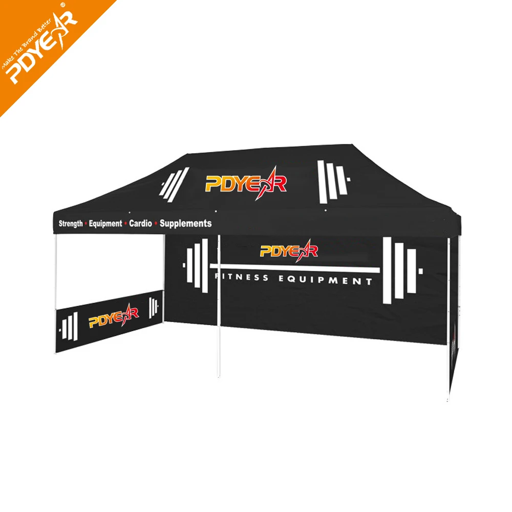 custom print outdoor Advertising pink canopy folding tent gazebo tent 3x6 garden tent