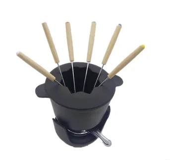 Christmas Cookware Best Swiss Fondue Cast iron Fondue de Chocolate