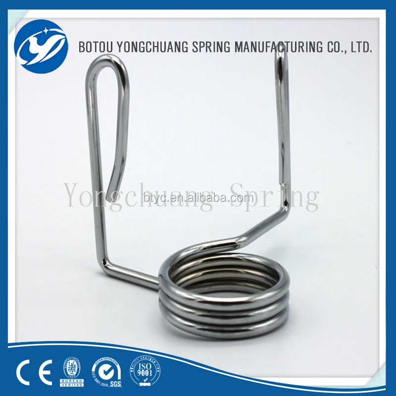 Barbell Bar Collars 2-inch Galvanized Torsion Coil Spring Clip Collar