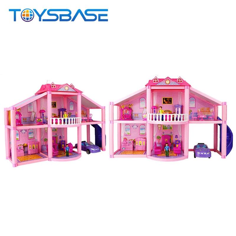 Brinquedo - New Children Playing Diy House Toy Happy Doll House Toy