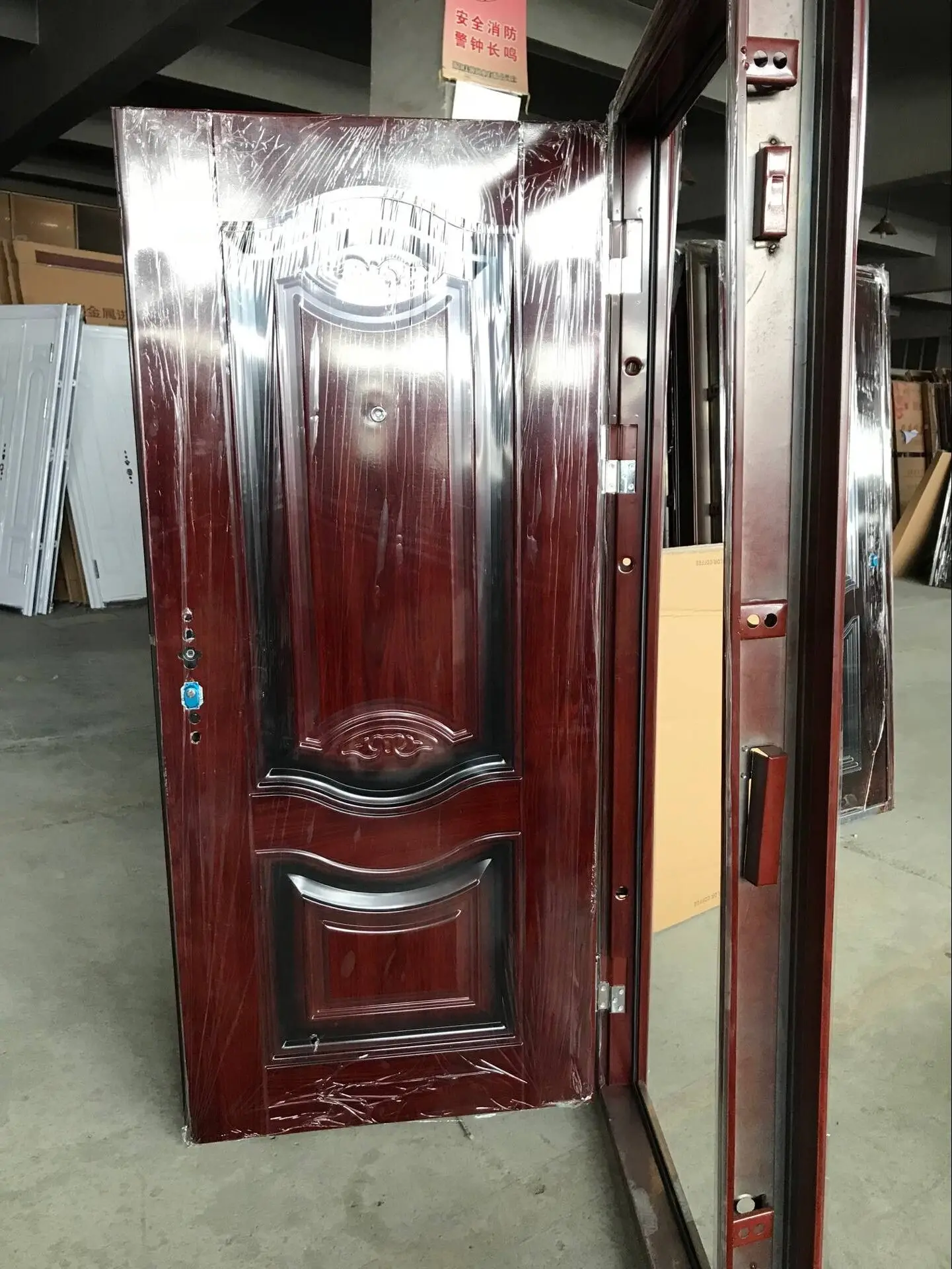 2018 Beautiful Steel Doors and windows Models Iron Wrought Door Sri Lanka