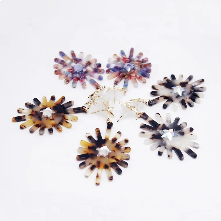 Wholesale Cheap Fashion Accete Acrylic Resin Acetate Earrings For Women