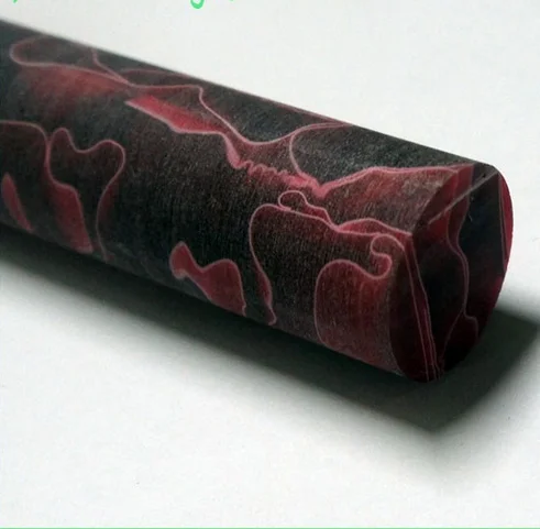 High quality colorful swirl acrylic rod with space in center