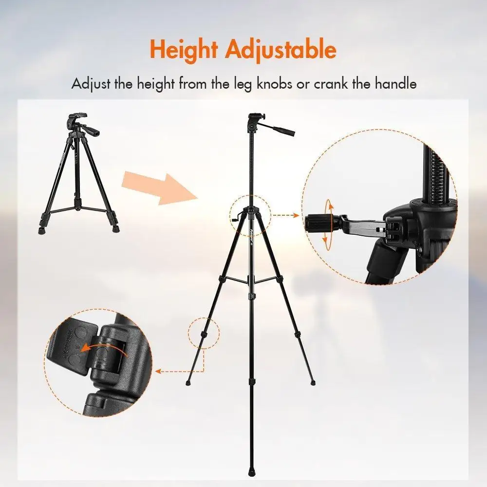 Fotopro X2 aluminum standard tripod for camera