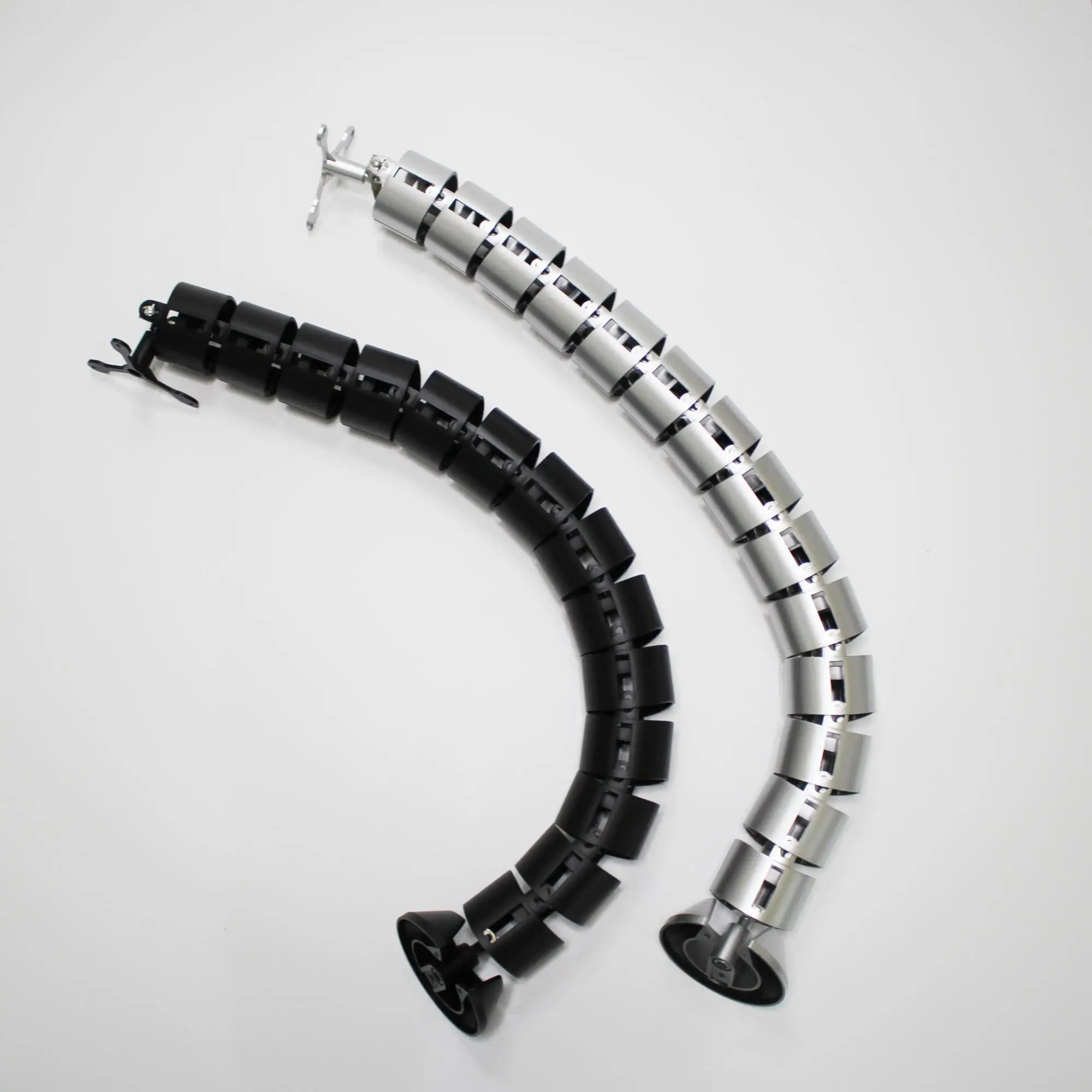 Adjustable 800*60 mm ABS under desk vertical cable management tube wrap wire organizer