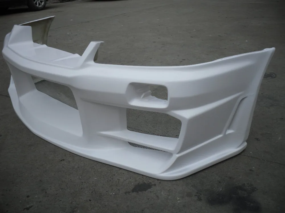 Glass fiber GTR Do-Luck style front bumper for R34 FRP