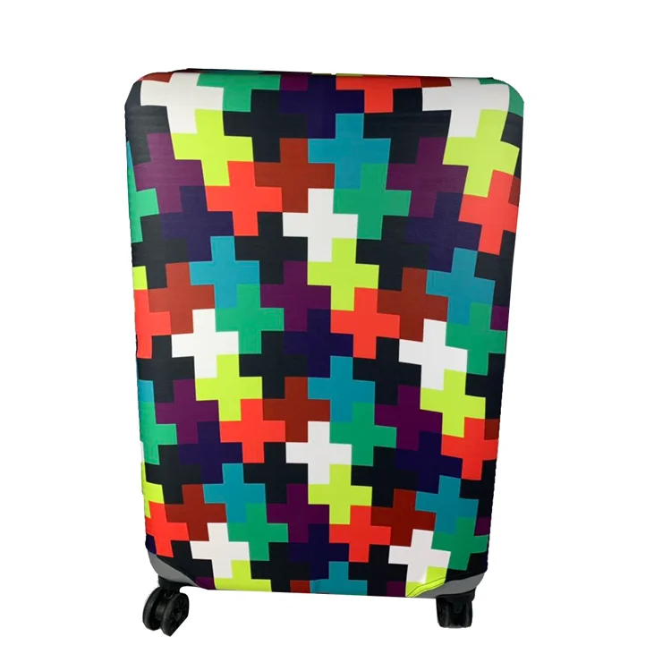 
Factory Wholesale High Quality Elastic fabric Luggage Cover Protective Suitcase Cover 