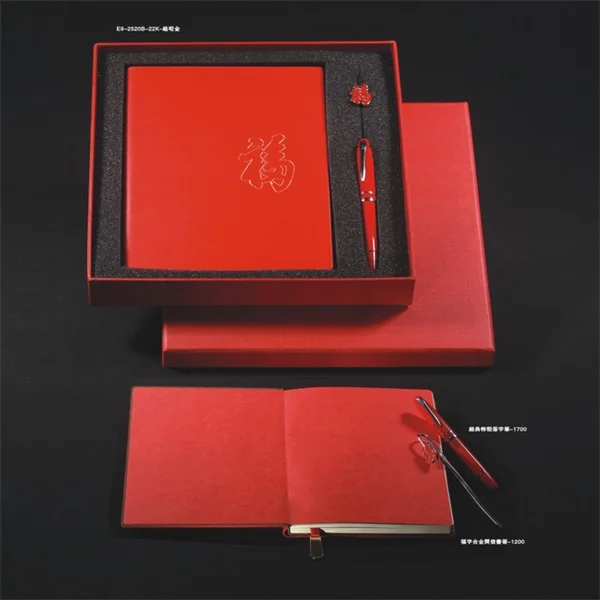 Yellow paper custom made empty heart shape gift box Strap LOGO diary journal Branded Cute diaries Linen Hardcover journal