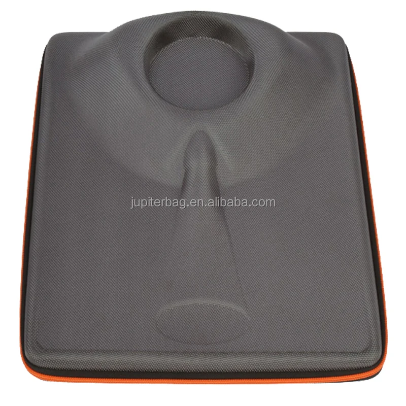 gray nylon cover good protection eva shirt travel case organizer