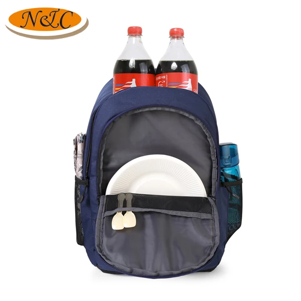 Alibaba supplier latest design backpack with cooler compartment,outerdoor travel customized quality backpack cooler