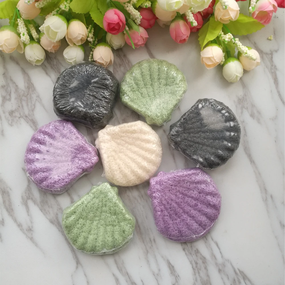 
 Новая натуральная губка для чистки лица Konjac Konnyaku  