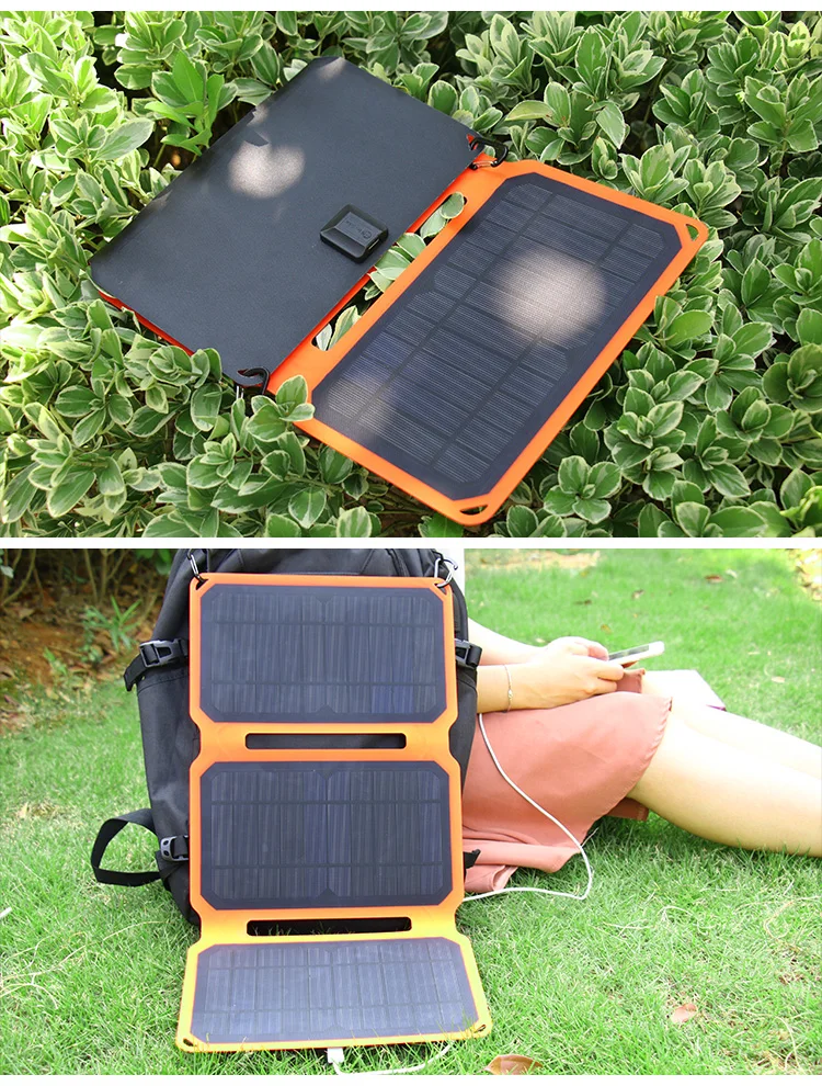 Customized Mini Solar Panel 15W 3A Solar Charger 5V External Battery Solar Panel System  For Outdoor Camera