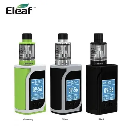
Vape 1.45-inch Color Screen 2ml/ 4ml GS Juni Tank 1600mAh 50W Eleaf iStick Kiya Kit 