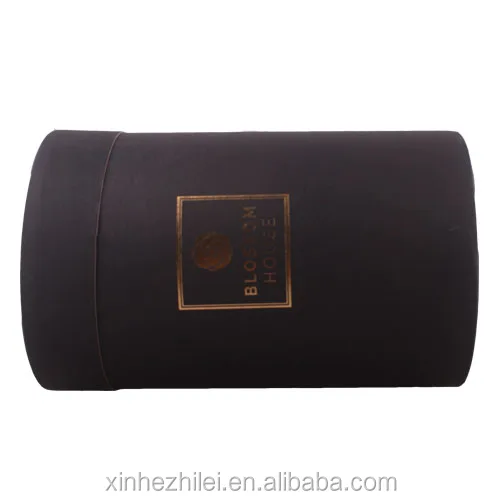 
Recycled Cardboard Round Paper Tube for T-shirt Package/Black Cylinder Tube Packaging for T-shirt/Clothes Packaging Paper Tube 