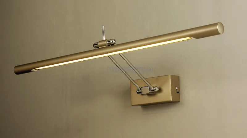 vintage hotel dressing wall lamp gold adjustable picture waterproof vanity light fixture makeup led bathroom light mirror lamp