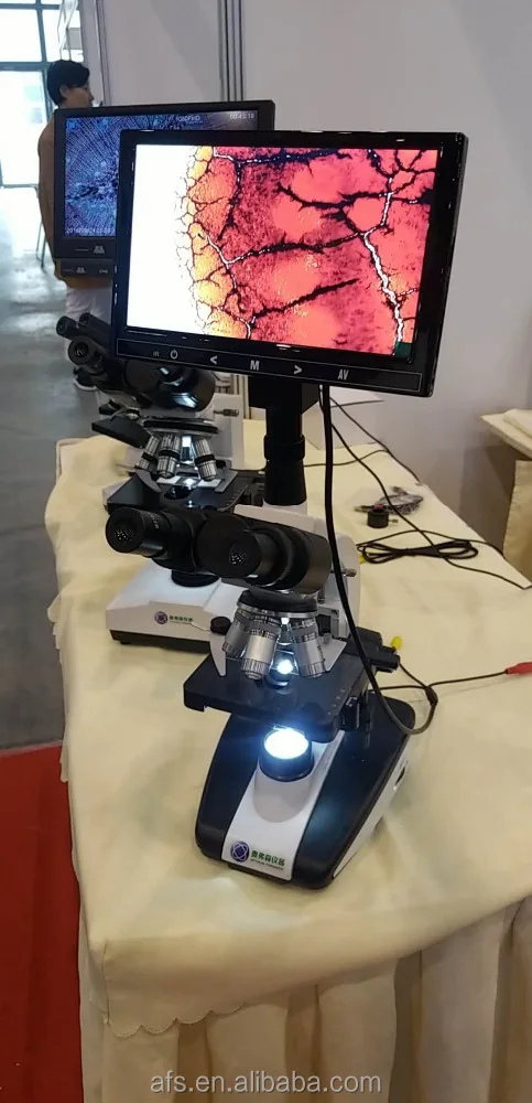 C108-THD7 Trinocular digital microscope with lcd screen