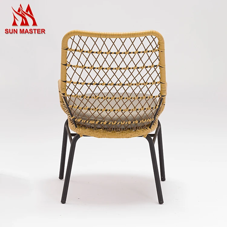 
Wholesale Commercial Stacking Furniture Restaurant Wicker Rattan Outdoor Chair 