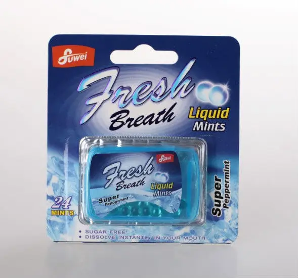 fruit flavor oral breath cool liquid mint