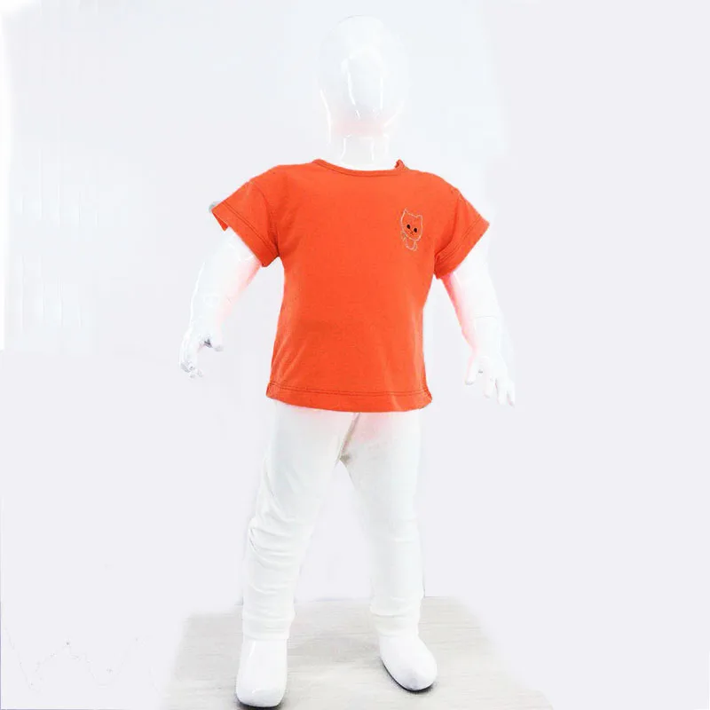 
Wholesale Solid Color embroidery baby t-shirt cotton 
