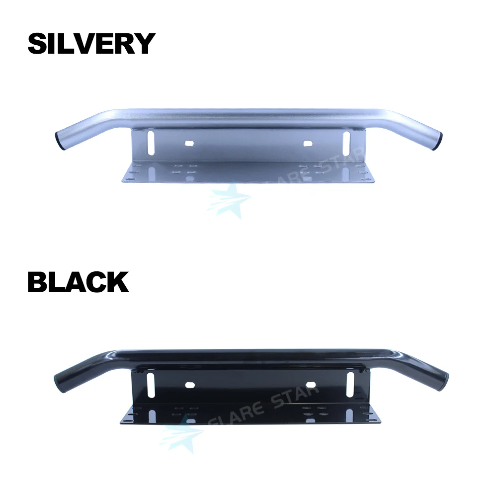 Aluminum Front License Bracket, Front Bumper License Plate Mount Bracket Holder for Off-Road LED Driving Light Bar