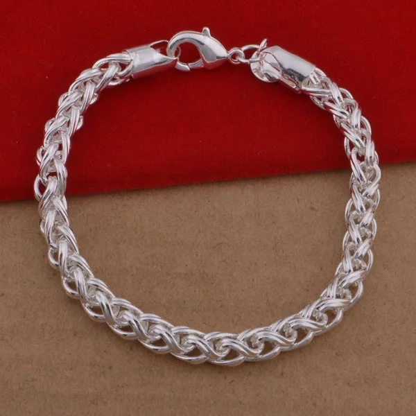 bulk sales ali express china 925 solid silver bracelet